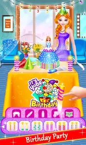 Princess Birthday Cake Party S screenshot 0