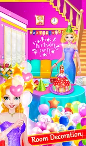 Princess Birthday Cake Party S screenshot 9