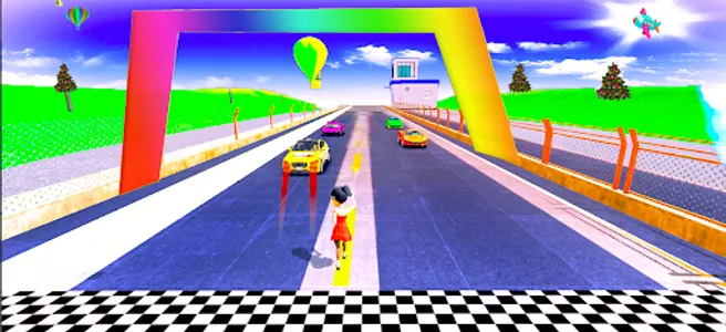 Superhero Car Racing 2022 screenshot 1