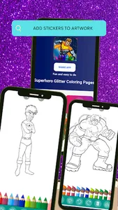 Superhero Coloring Pages screenshot 0