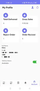 infinitie  Delivery Boy App screenshot 0
