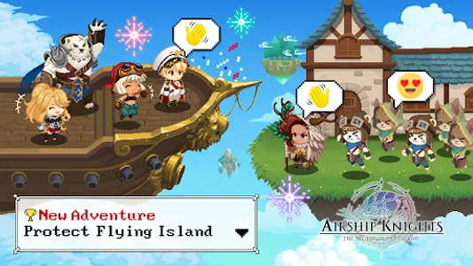 Airship Knights : Idle RPG screenshot 1