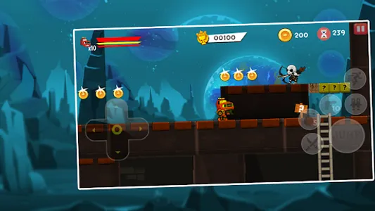 Robot Blaze dash adventure screenshot 1