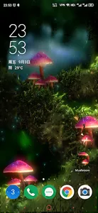Mushroom  Live Wallpape HD screenshot 0
