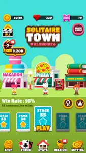 SOLITAIRE TOWN : KLONDIKE screenshot 0