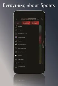 Sports Flashes - Live Sports R screenshot 0