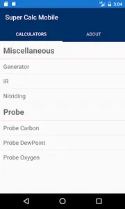 Mobile SuperCALC screenshot 0