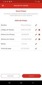 Supervielle Cheques screenshot 2