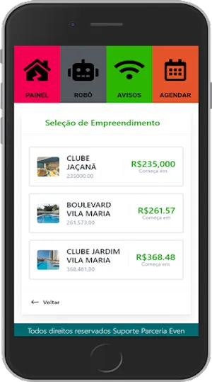 Suporte Parcerias Even Imobili screenshot 4