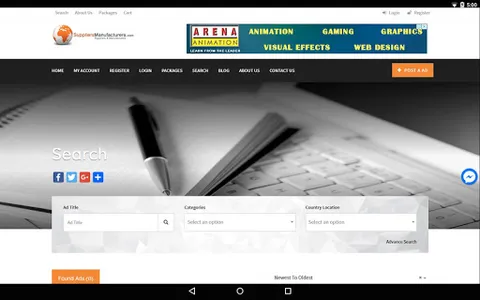 Suppliers Manufacturers screenshot 12