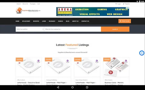 Suppliers Manufacturers screenshot 16