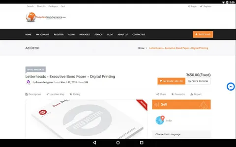 Suppliers Manufacturers screenshot 17