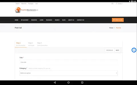 Suppliers Manufacturers screenshot 23