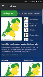 Weerwaarschuwing: Weeralarm NL screenshot 0