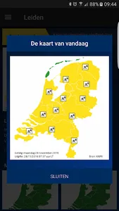 Weerwaarschuwing: Weeralarm NL screenshot 2