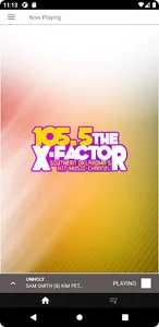 105.5 The X Factor screenshot 0