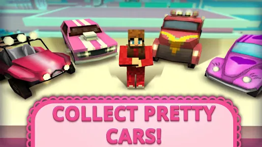 Girls Car Craft GO Parking screenshot 1