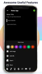 Secure Notes App screenshot 1