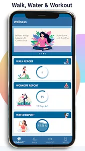 Wellness - Exercise & Water screenshot 1