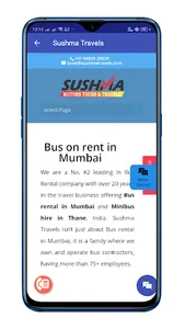 Sushma Travels - Bus Rental, T screenshot 2