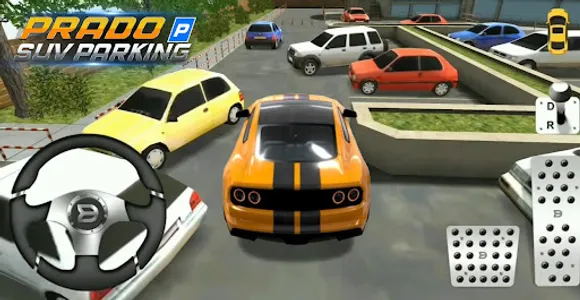 SUV Prado Car Parking Games 3D screenshot 0