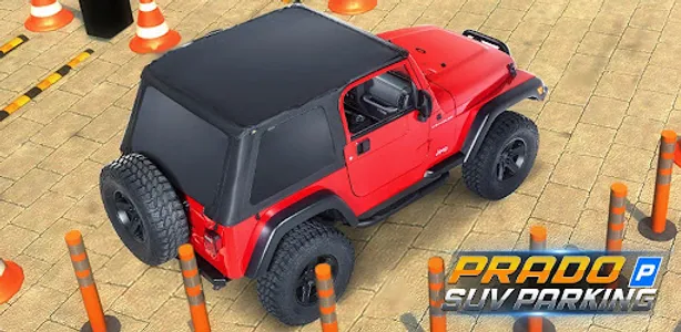 SUV Prado Car Parking Games 3D screenshot 1