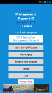UGC Net Management Solved Pape screenshot 0
