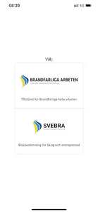 Brandfarliga arbeten screenshot 1