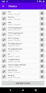 3D print FDM cost Calculator screenshot 1
