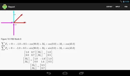 2D Truss - Hand Calcs screenshot 8