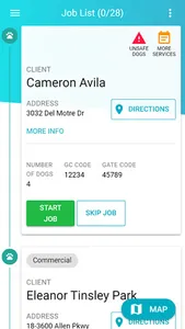 Sweep&Go Field Tech App screenshot 1