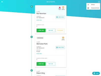 Sweep&Go Field Tech App screenshot 13