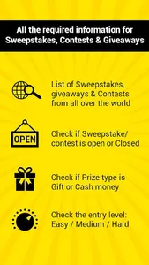 Sweepstakes Lite - Contests &  screenshot 3