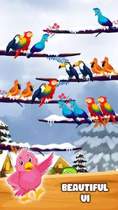 Sweet Birds Sort Color Puzzle screenshot 17