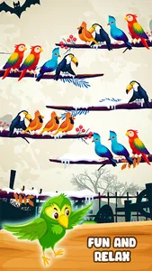 Sweet Birds Sort Color Puzzle screenshot 9