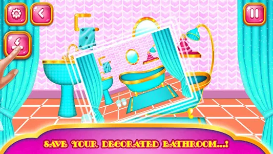 Princess Bathroom Decor : Clea screenshot 1