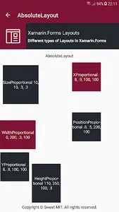 Xamarin.Forms Layouts screenshot 5