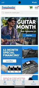 Sweetwater.com screenshot 0