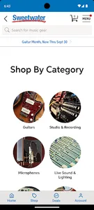 Sweetwater.com screenshot 1