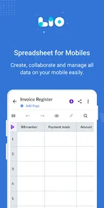 Lio - Excel Notebook Register screenshot 0