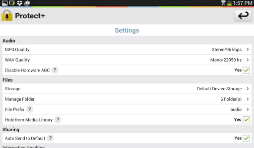Protect+ MP3/WAV Voice Recorde screenshot 14