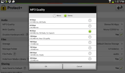 Protect+ MP3/WAV Voice Recorde screenshot 15