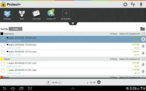 Protect+ MP3/WAV Voice Recorde screenshot 19