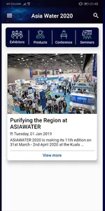 Asiawater 2020 screenshot 1
