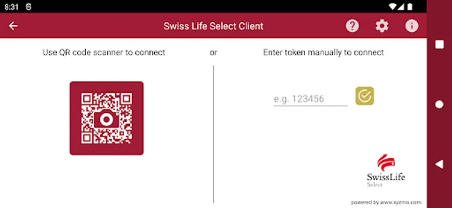 SwissLifeSelect SignOnPhone screenshot 1
