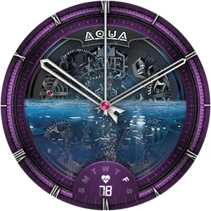 SWF Aqua Classic Watch Face screenshot 10