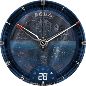 SWF Aqua Classic Watch Face screenshot 11