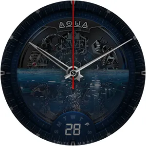 SWF Aqua Classic Watch Face screenshot 12