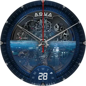 SWF Aqua Classic Watch Face screenshot 5