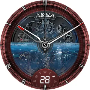 SWF Aqua Classic Watch Face screenshot 7